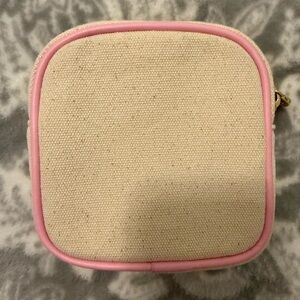 Stoney Clover Lane canvas mini with flamingo trim